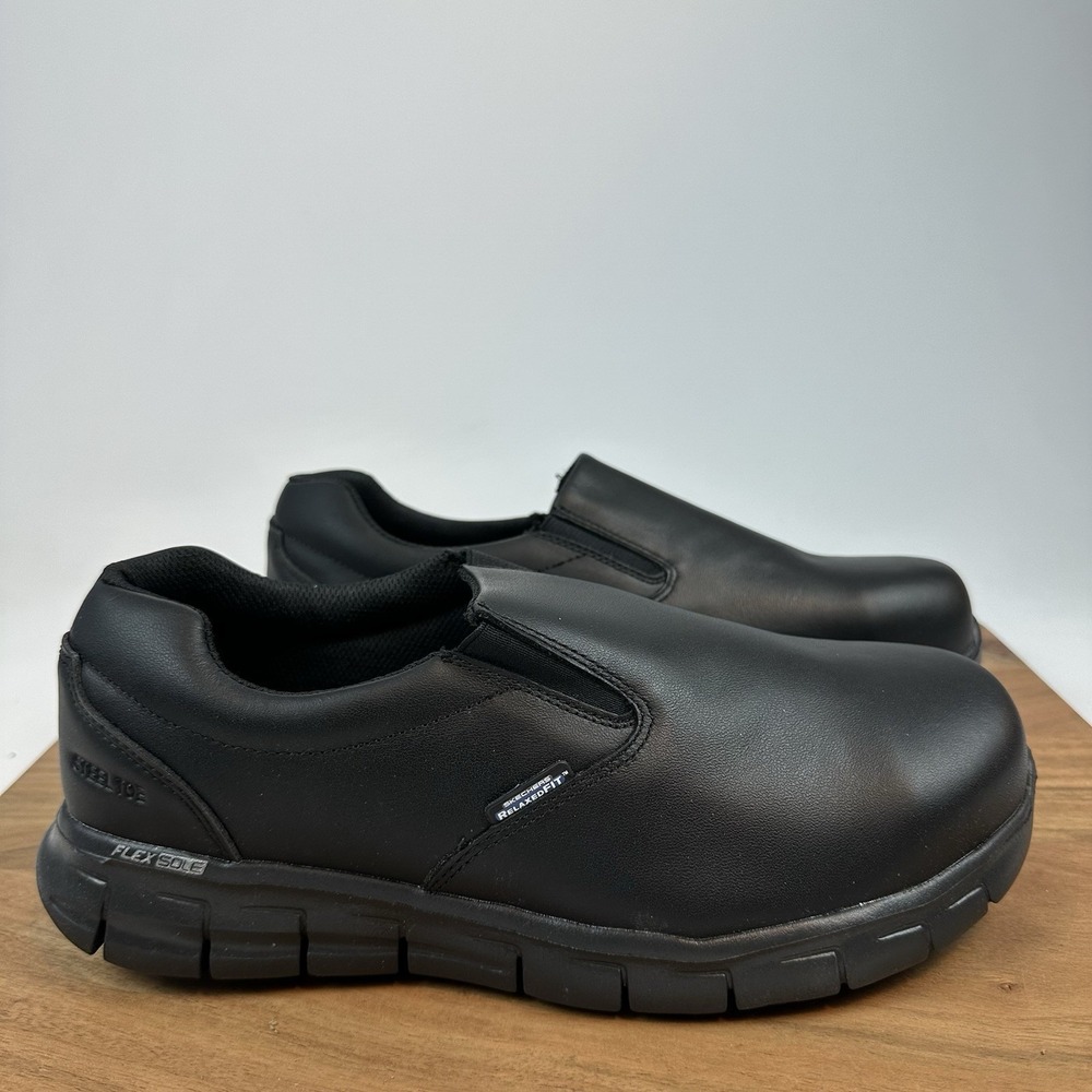 New Womens Skechers For Work Sure Track Vonn Steel‎ Toe Shoes Sneakers Sz 11 M